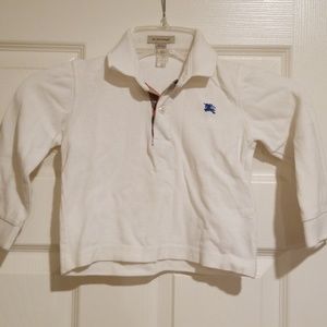 Boys Burberry Long Sleeved Shirt